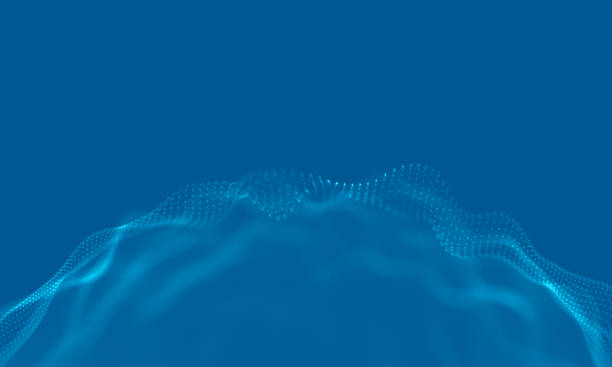 istock Abstract Geometrical Background ..Futuristic technology style. Neon Sign . HUD Element . Elegant . Big data visualization 1397576799