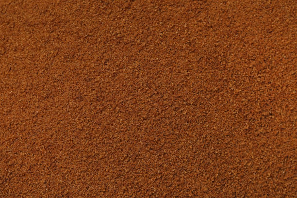 istock Pile of chicory powder as background, top view 1397584067
