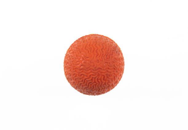 istock orange ball for bandy isolated on white background 1397587378