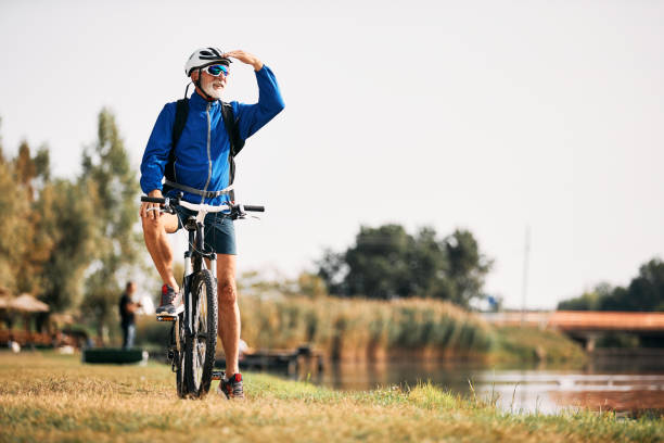 istock What a great day for riding bicycle in nature! 1397594845