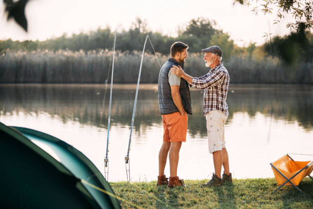 istock I'm so grateful we can spend a weekend together, my son! 1397595371