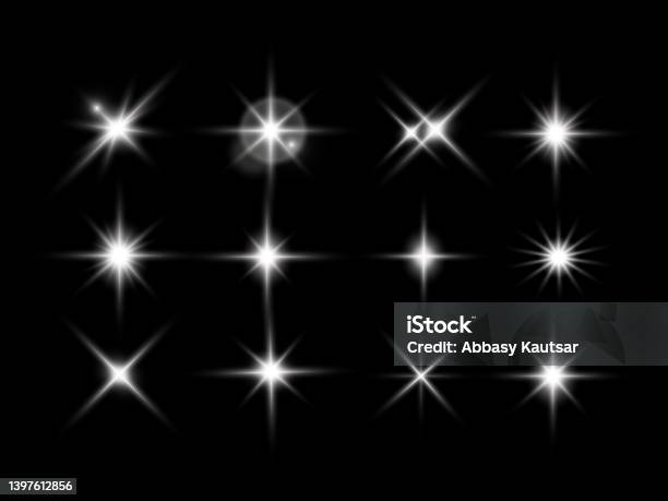 Sun Flash Design Sun Flash With Rays And Spotlights Stock Illustration - Download Image ...