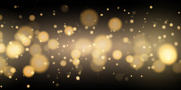 istock Sparkling magical dust particles.The dust sparks and golden stars shine with special light 1397612893