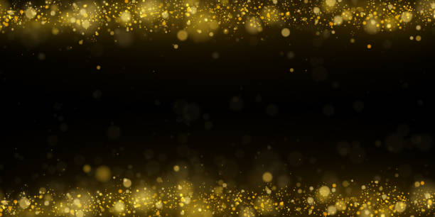 istock Sparkling magical dust particles.The dust sparks and golden stars shine with special light 1397614235