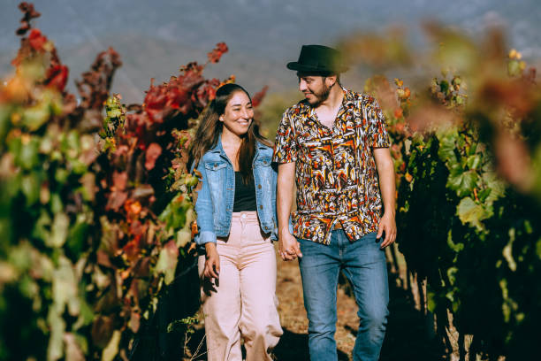 istock Immersion travel in a vineyard in Chile 1397619760