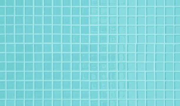 istock Blue pastel ceramic wall and floor tiles mosaic abstract background. Design geometric wallpaper texture decoration bedroom. Simple seamless pattern clean for backdrop advertising banner poster or web. 1397642372