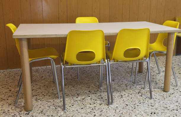 istock chairs and a small table in the kindergarten 1397649093