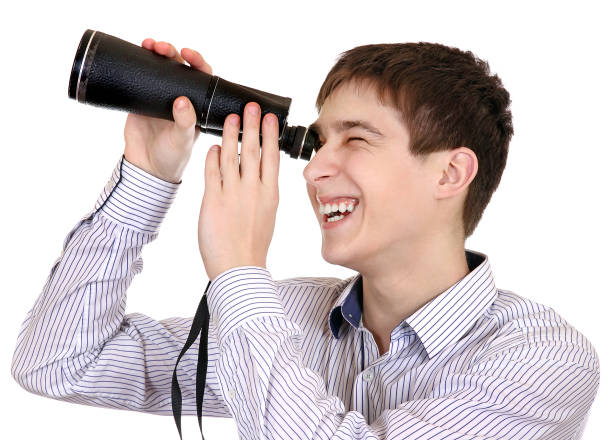 istock Teenager with Monocle 1397656443