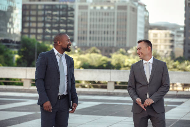 istock Businessmen in the city 1397658639
