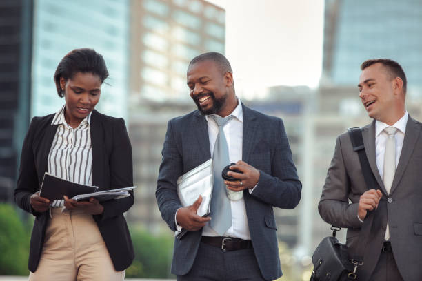 istock Cheerful colleagues having a laugh 1397658808
