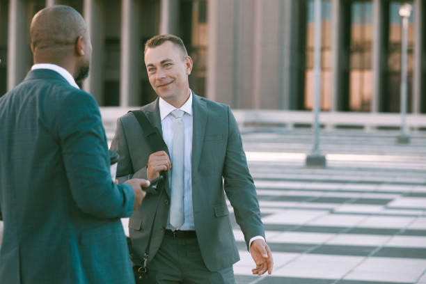 istock Businessmen in the city 1397658865