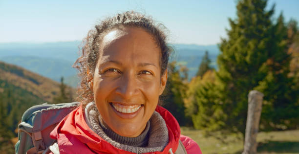 istock Woman standing against sky 1397666843