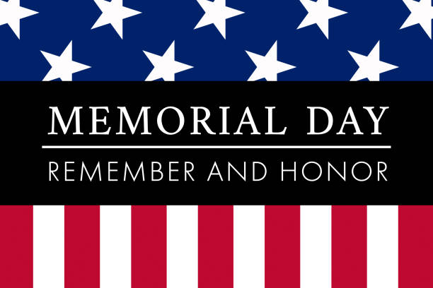 istock Memorial Day in the United States. Remember and honor. US flag 1397671494