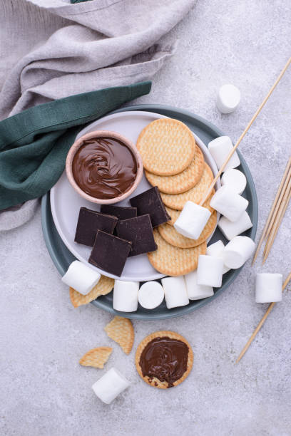 istock Smores with marshmallow, chocolate and crackers 1397674185