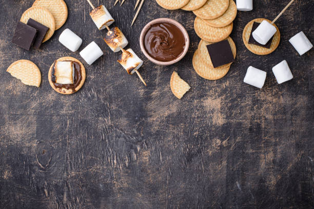 istock Smores with marshmallow, chocolate and crackers 1397674208