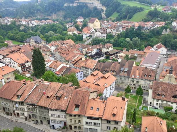 istock Swiss- Fribourg - panorama 1397674733