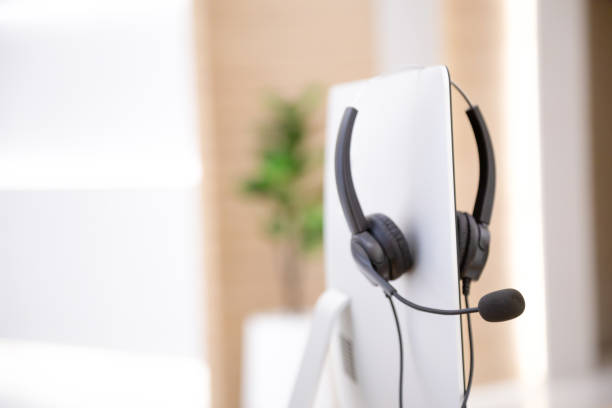 istock Communication support, call center and customer service help desk.for (call center) concept 1397675683