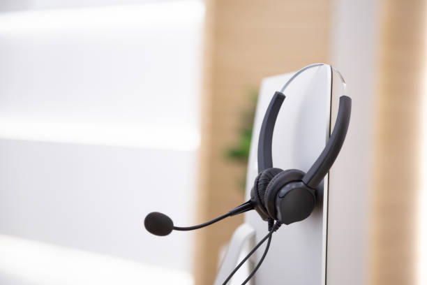 istock Communication support, call center and customer service help desk.for (call center) concept 1397675688