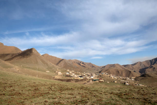 istock village in the mountains in a beautiful location. 1397685018