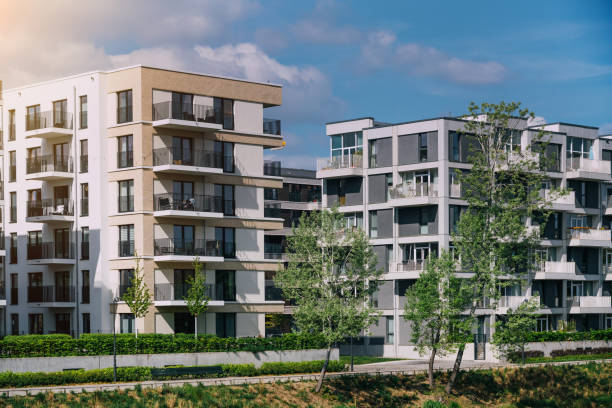 istock new and modern residential architecture at Spree River in Berlin, Germany 1397685177