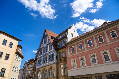 View of the old town in Jena, Thuringia, Germany