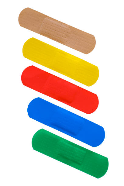 istock Colorful adhasive band aids isolated 1397688188