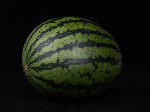 Watermelon on Black Background