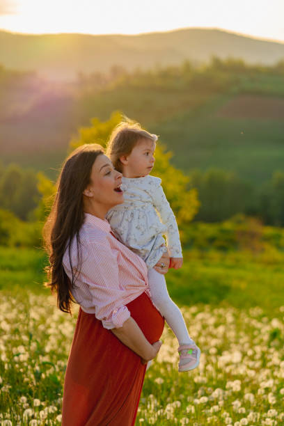 istock Happy family at nature 1397692548