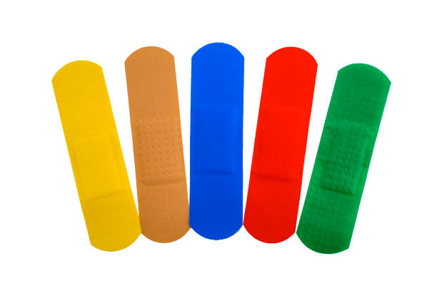 istock Colorful adhasive band aids isolated 1397698663