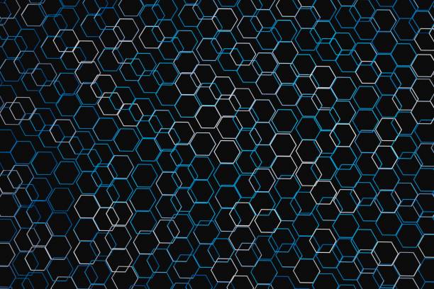 istock Geometric abstract background with hexagons. futuristic surface hexagon pattern. Medicine, science and technology. 3d rendering. 1397707905