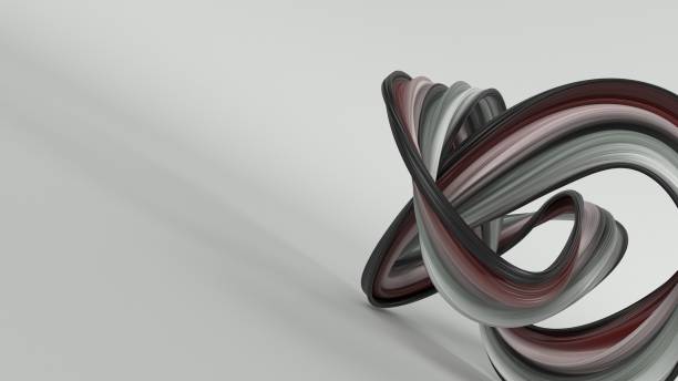 istock Abstract geometric wavy folds background 1397708915