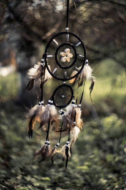 istock Dreamcatcher, spiritual magical shaman tool. Hand made. 1397710614