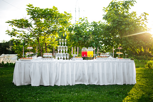 Restaurant terrace seat & table outdoor