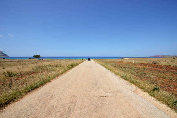istock Road to the sea. 1397724090