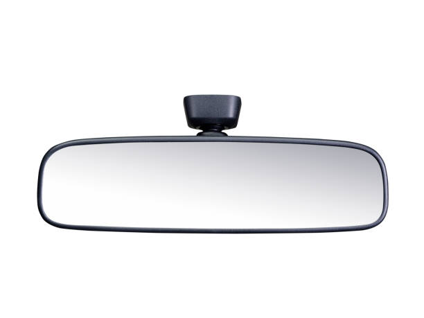 istock Image of interior rearview mirrors , car part isolated on white background 1397728987