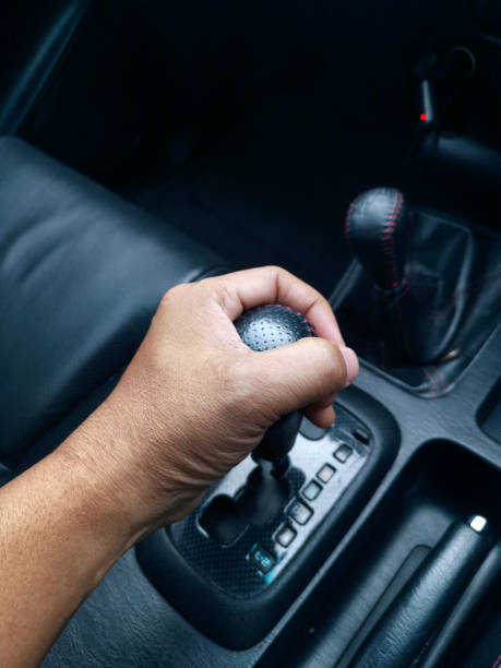 istock Detail of Hand in gear shift 1397729134