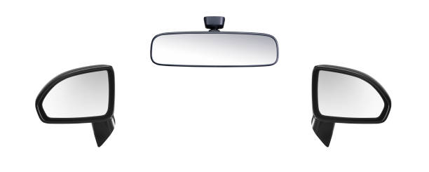 istock set of car mirrors. on white background 1397730897