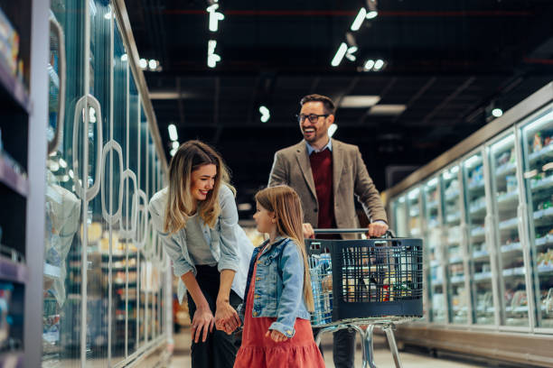 istock Daughter choosing food with parents 1397732695