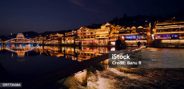 Fenghuang Ancient Town Aka Phoenix Ancient Town And Feng Huang Gu Cheng In Chinese Stock Photo - Download Image Now