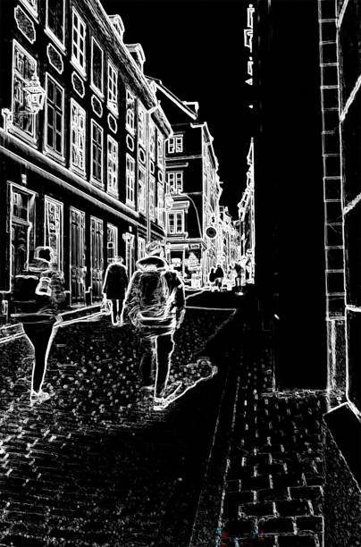 This photo was taken with a slow shutter speed and edited by me. I always look around with a minimalistic view, so I try to clear all unnecessary objects and textures. \nTelling my story with a focus on the character of the subjects, and the people that I see. \n(Steet, Walk, Stockholm,…)