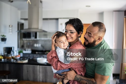 istock Family together at home 1397738449