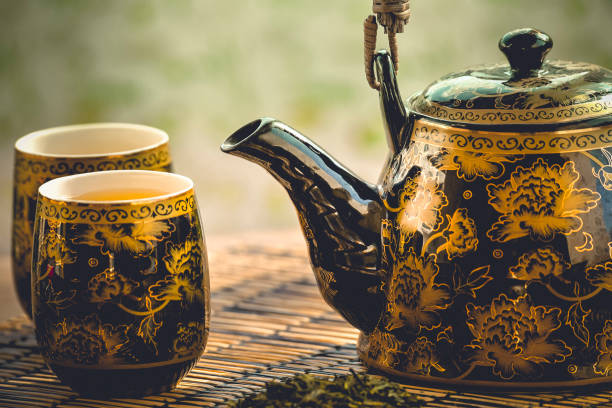 istock Japanese tea ritual soft ambiance 1397744332