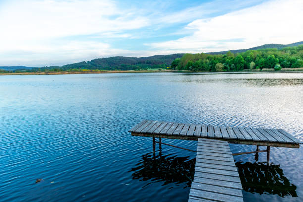 istock Summer walk at Breitungen Lake in glorious sunshine 1397746264