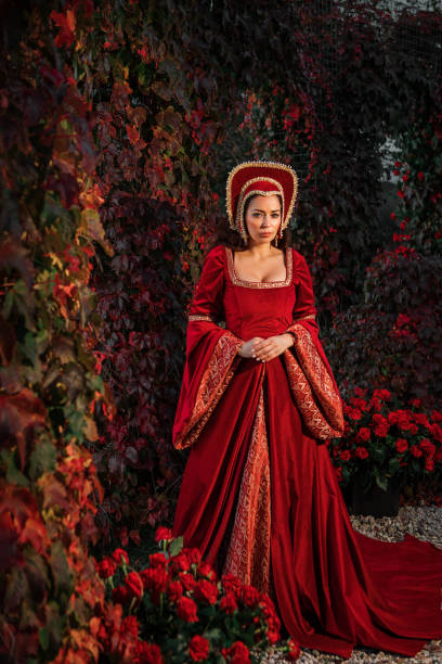 istock A beautiful brunette queen in a secret rose garden setting 1397749012