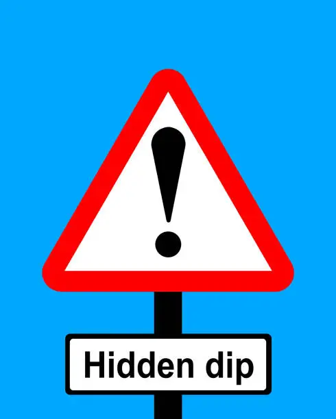 Vector illustration of Warning triangle Other danger plate indicates nature of danger