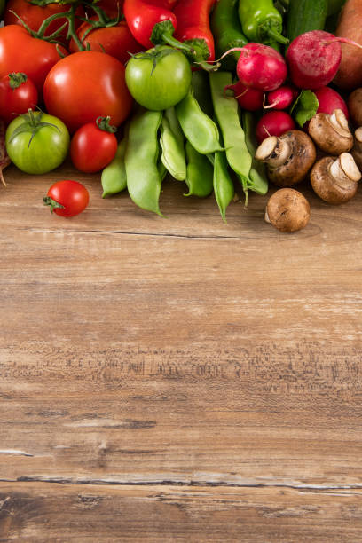 istock Fresh Vegetables on Wooden Table 1397750982