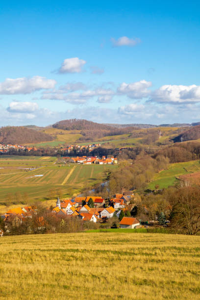 istock Spring walk around the Brandenburg castle ruins in the beautiful Werra valley 1397751403