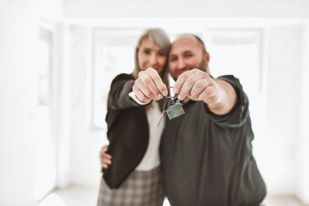 istock Age Gap Couple Purchasing House For Themselves 1397752169