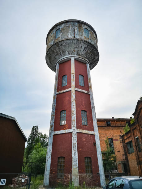 istock High red brick tower as part of old factory complex 1397758484