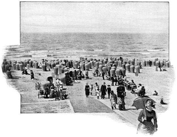 istock The Beach at Scheveningen in The Hague, Netherlands - 19th Century 1397764158